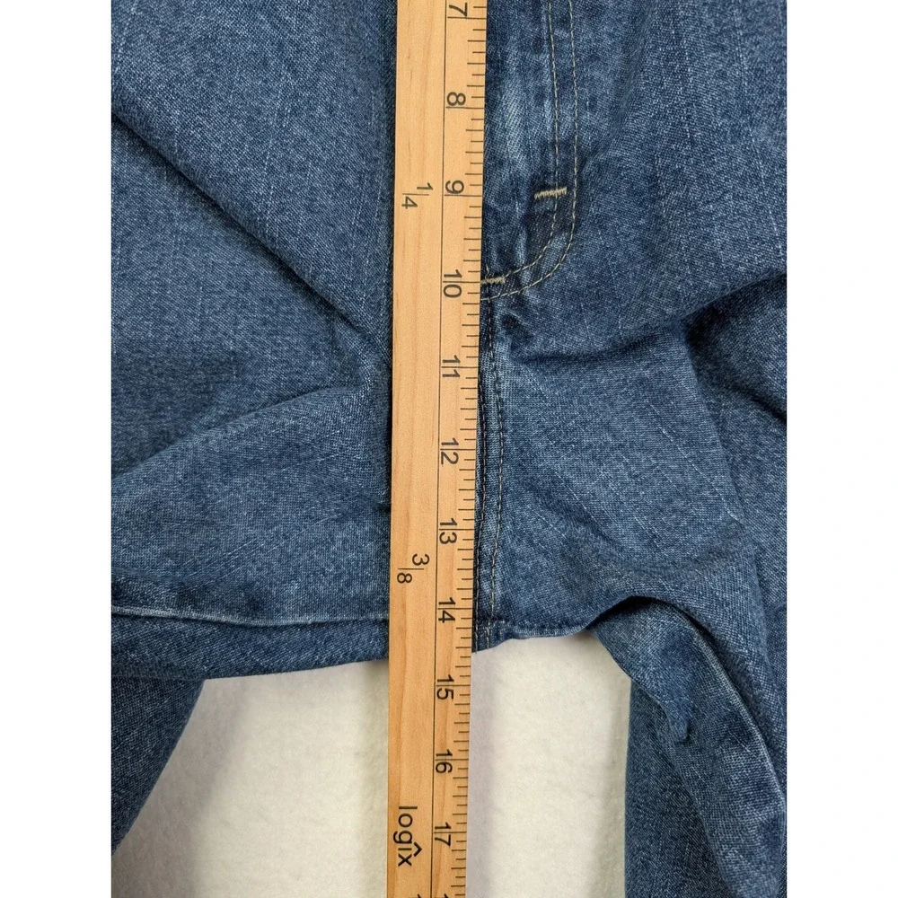 Wrangler Mens Carpenter Jeans 44 x 32 Relaxed Fit Utility Denim Blue 1094LSWDV